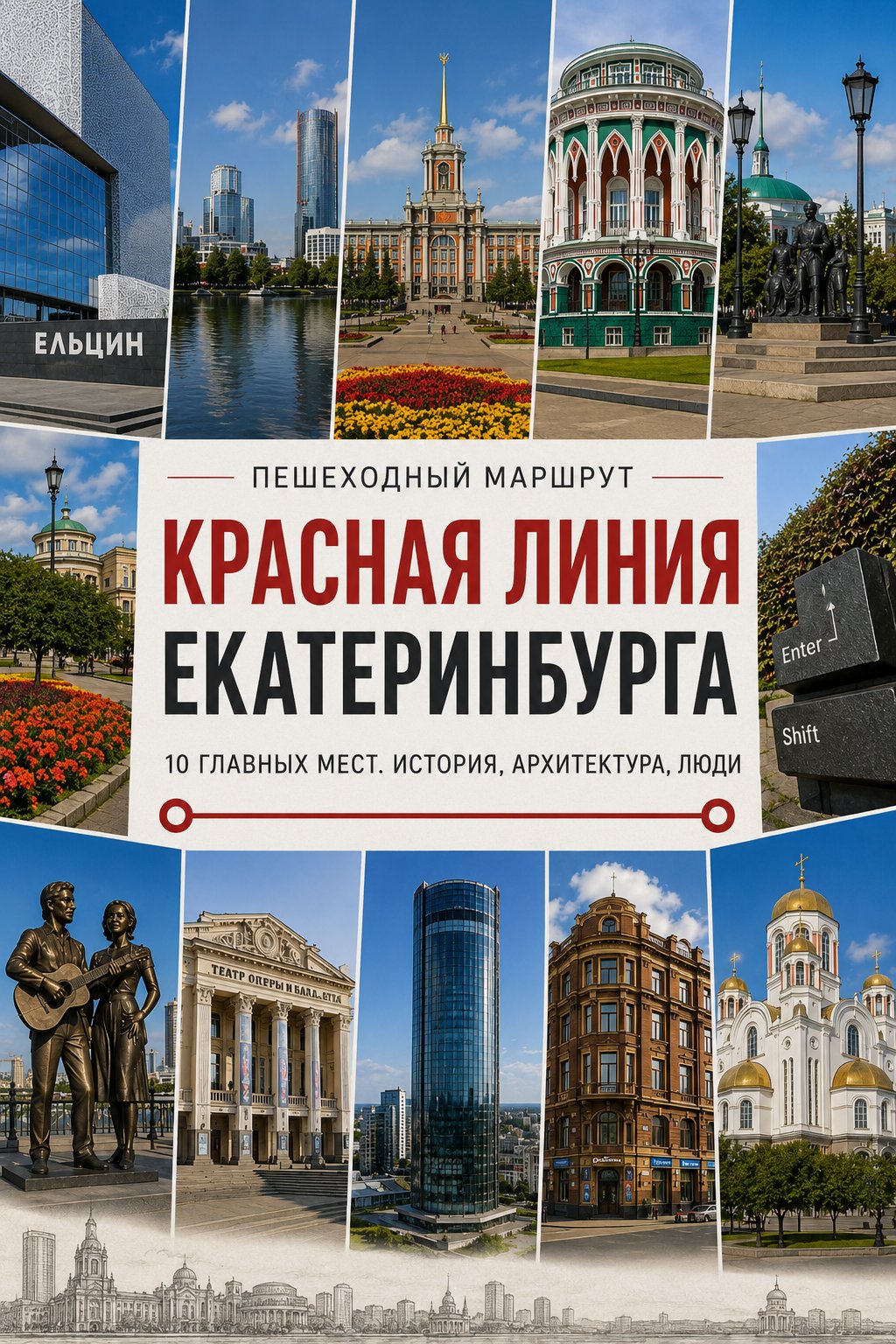 Екатеринбург короткая прогулка по главным местам
